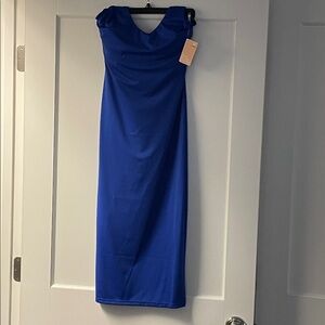 Popilush halter Blue dress